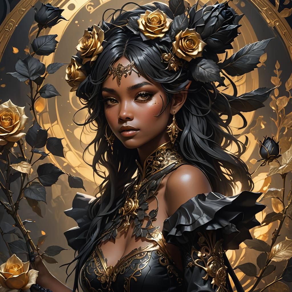 Black Rose Fairy in Extreme 3D