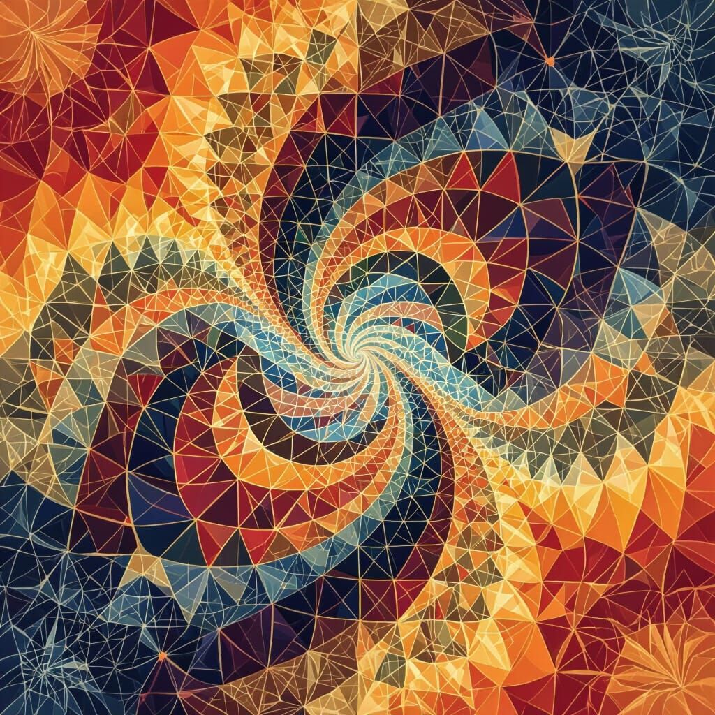 Melting Clocks on Barren Trees in Surreal Desert Landscape