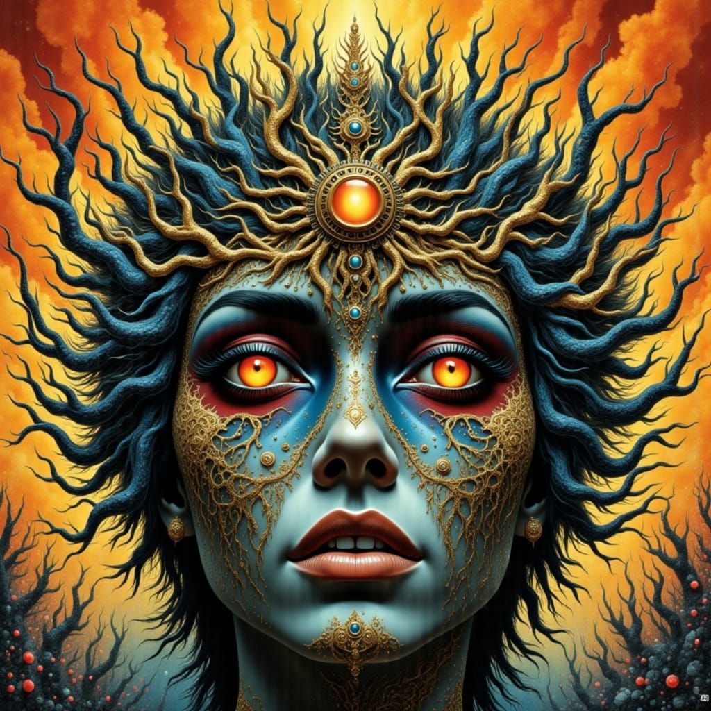 Surreal Feline Folk in a Dreamlike Flux