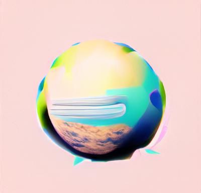 AI Generated Planet Illustration