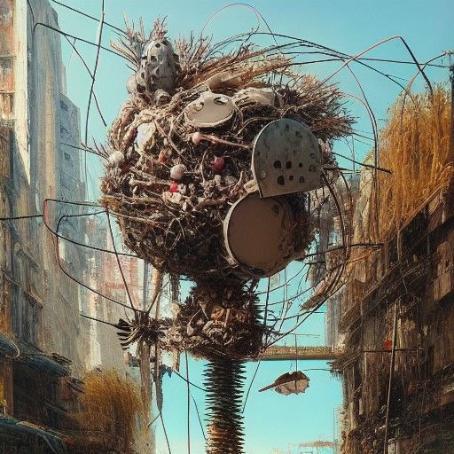 Avant-Garde Sculpture: Stalks, Gum, and Opossum