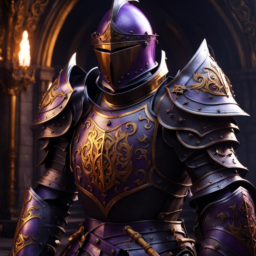 Carbon Knight: Medieval Armor in Dark Fantasy Style