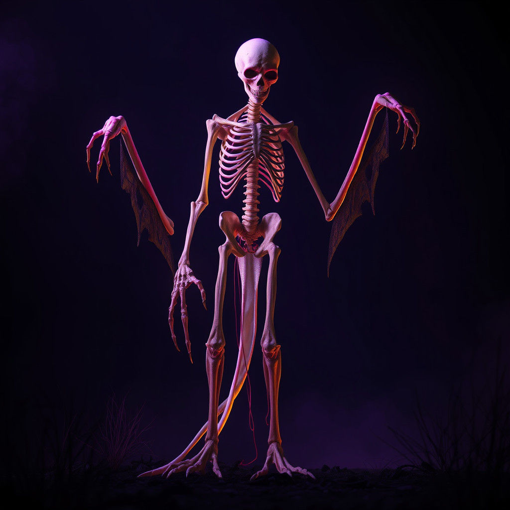 The Rake: Emaciated Creature in Dark Fantasy Style