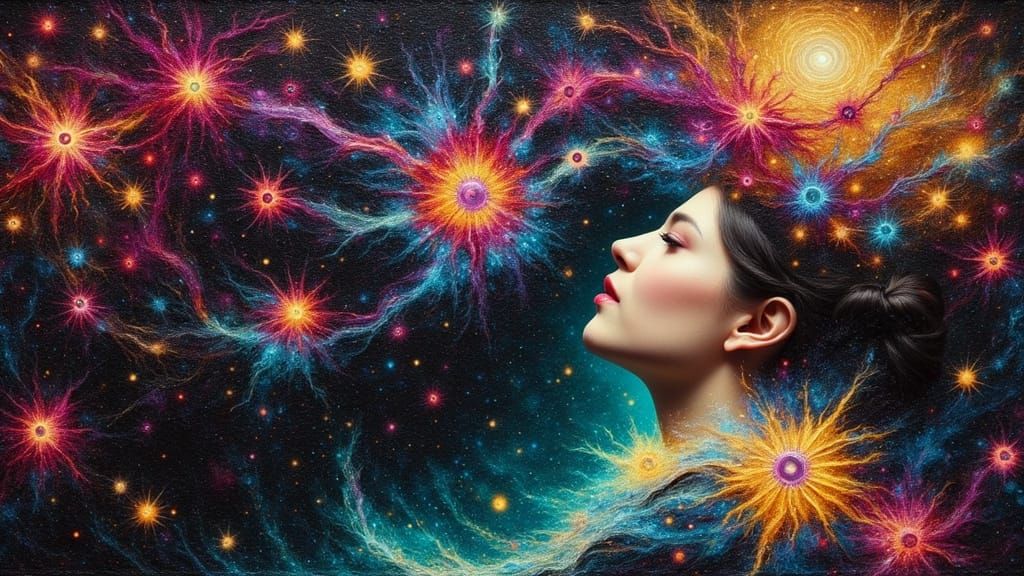 Surreal Brainscape: Divergent Time and Beauty