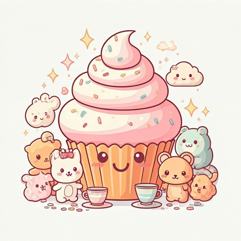 Cute Cupcake's Kawaii Tea Party