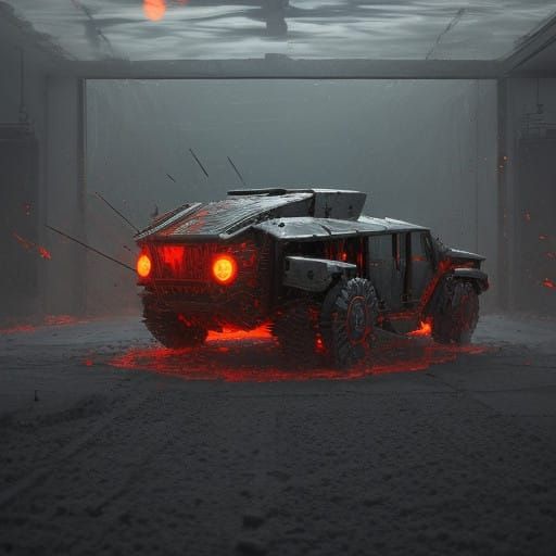 Glass Machine Lurches Forward in a Blaze of Oil and Infrared