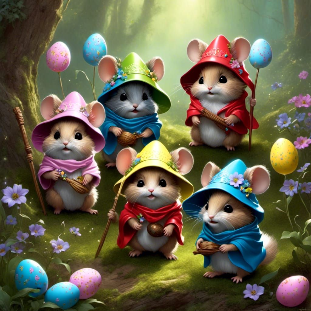 Ewoks Easter Celebration in Forest