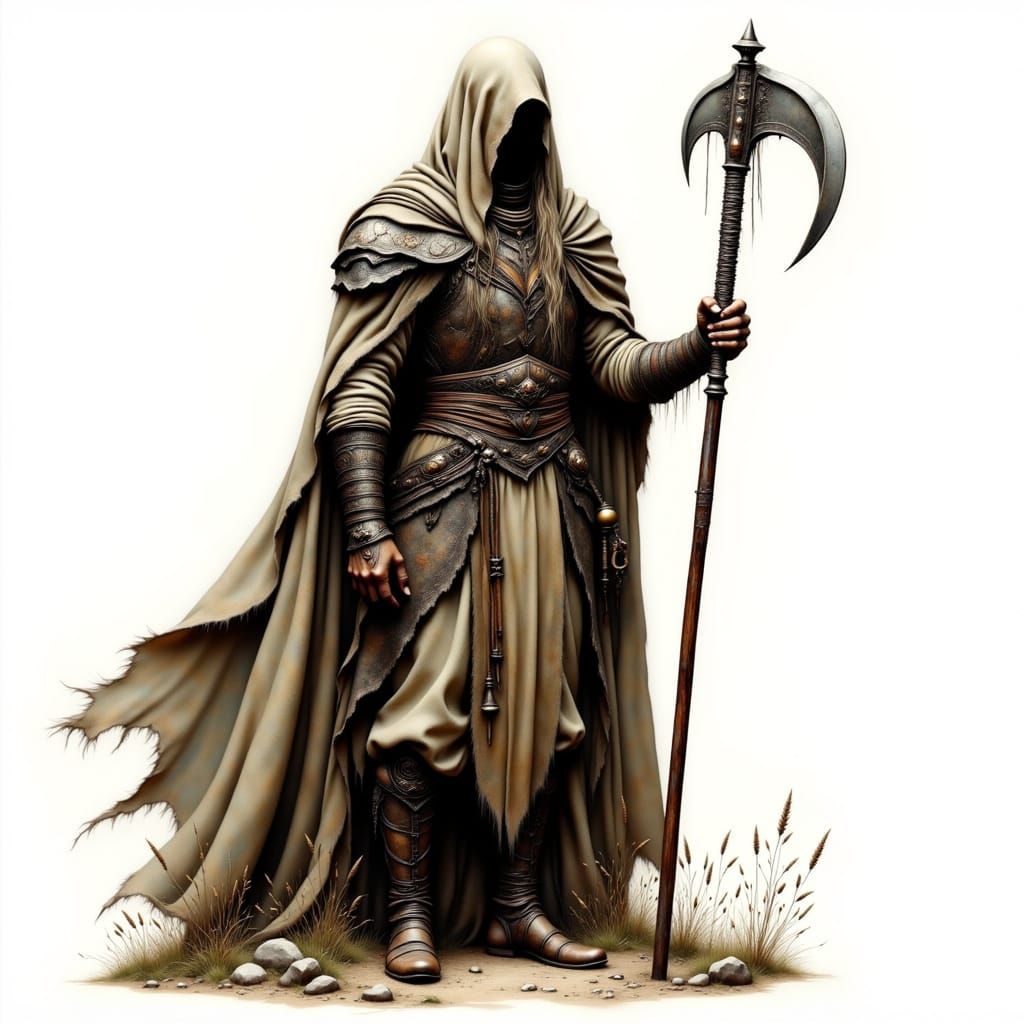 Elven Warrior Dressed for Battle