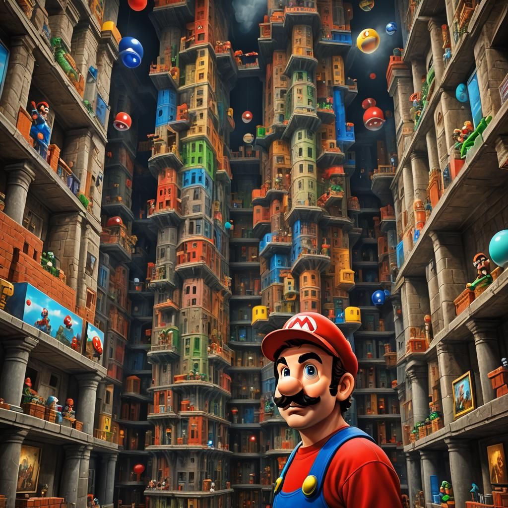 Dark God Super Mario's Colossal Fortress