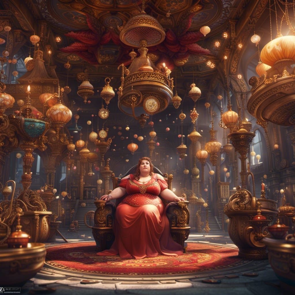 Wealthy Girl with Kindness: Fantasy Concept Art