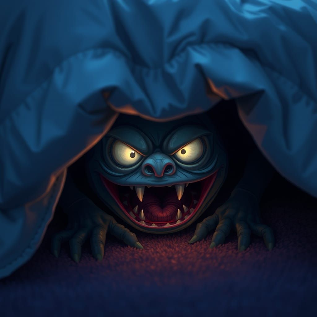 Monster Peek-a-Boo Under the Bed