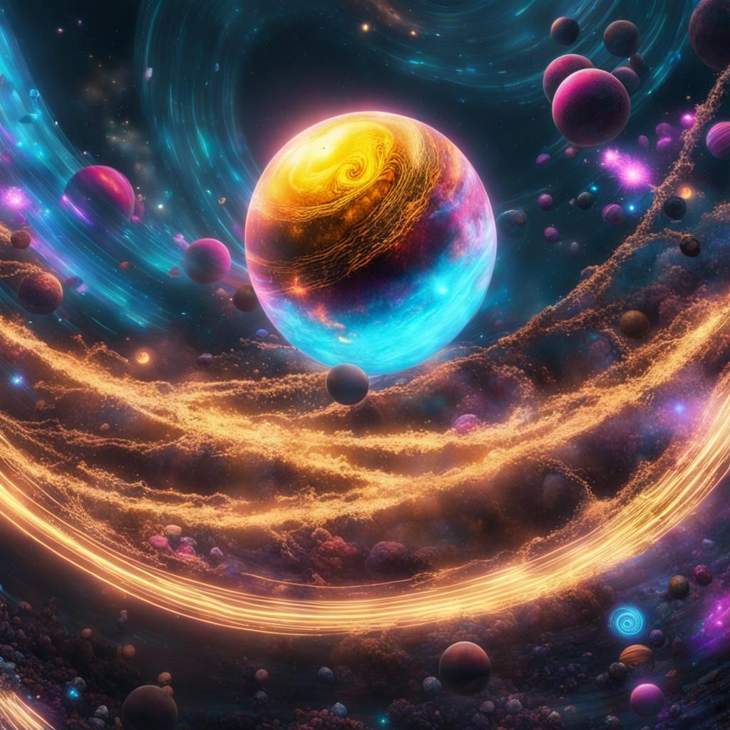 Bioluminescent Planet