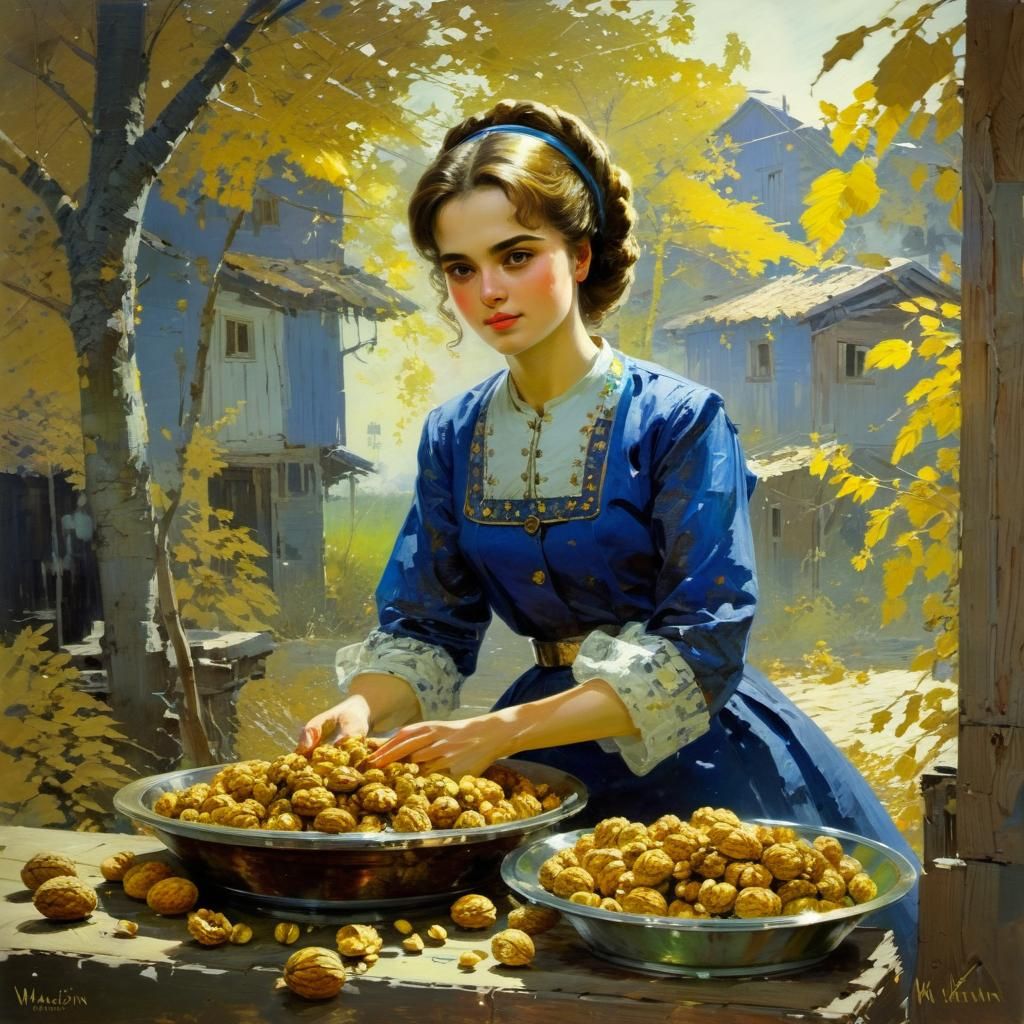 Classic Portrait of Miss Walnuts