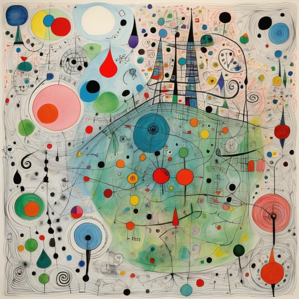 Doodle Map of a Whimsical World