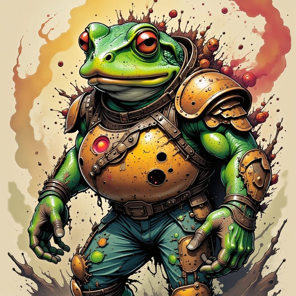 Zombie frogman, mushroom armour