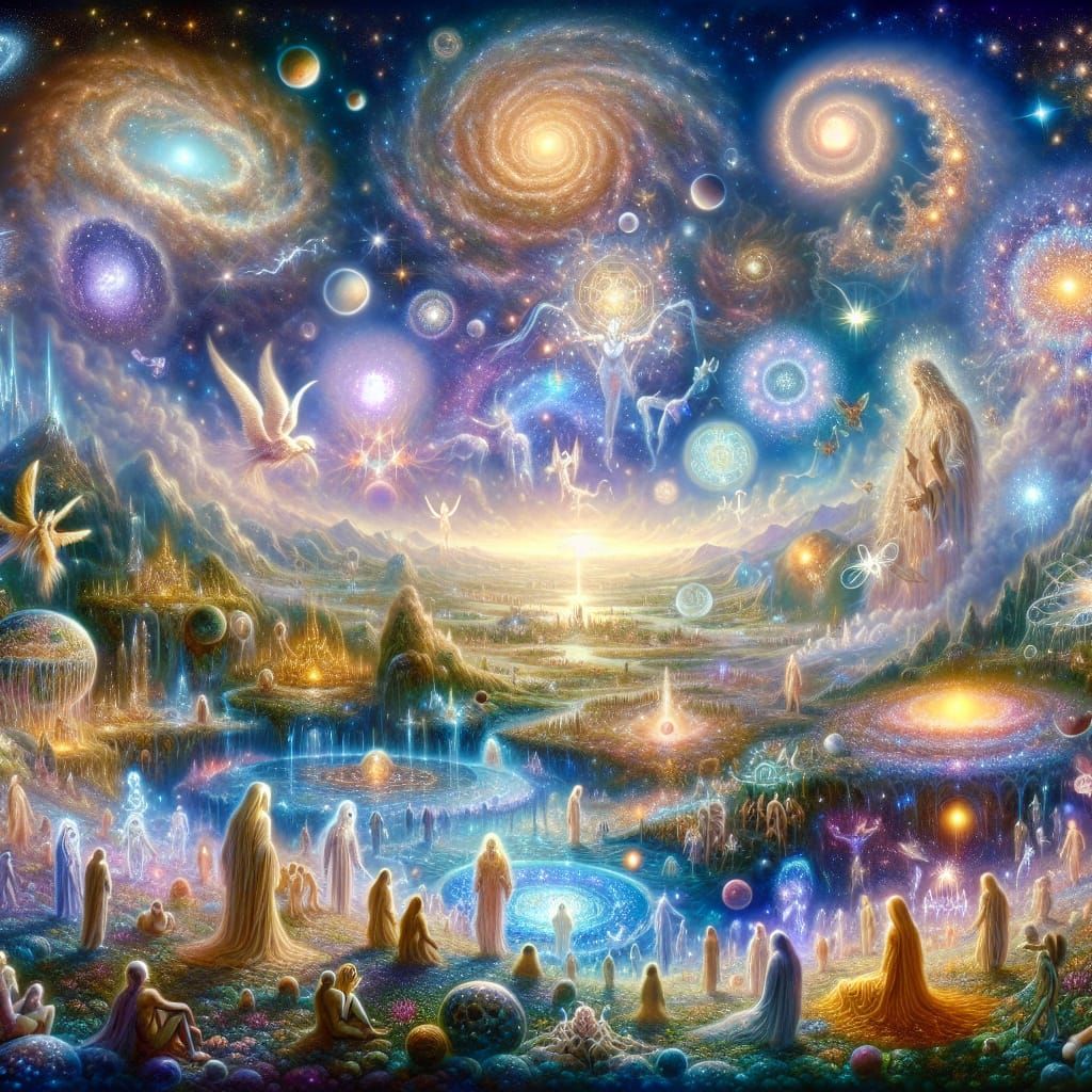 Cosmic Utopia: Eternal Bliss and Divine Unity