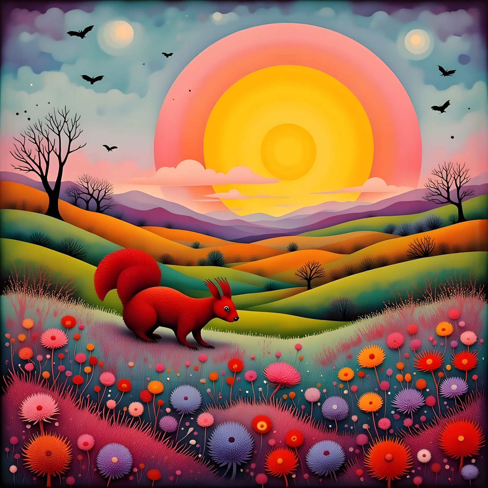 The Red Squirrel's Grand Day Out.