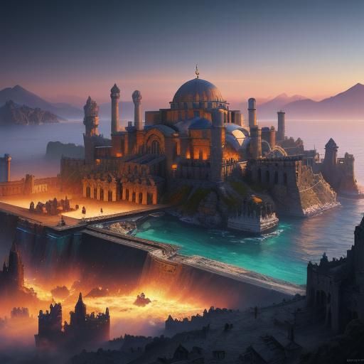 Constantinople: Detailed Matte Painting in Unreal Engine 5