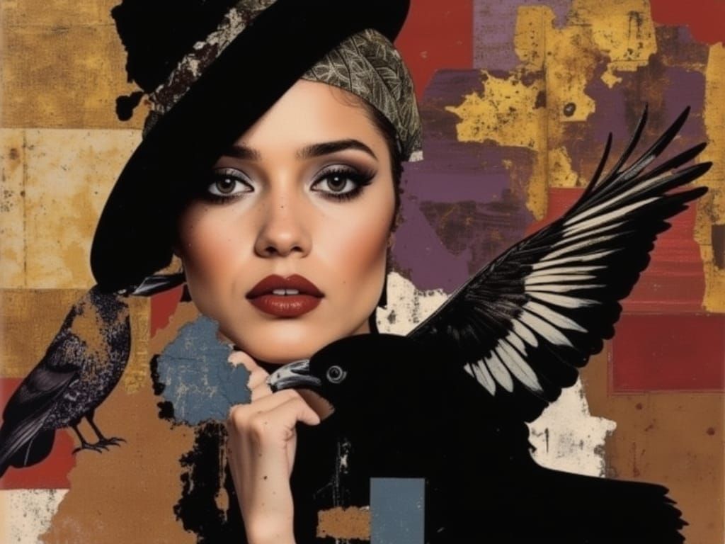 Janelle Monae in Vibrant Bohemian Pop Art Style