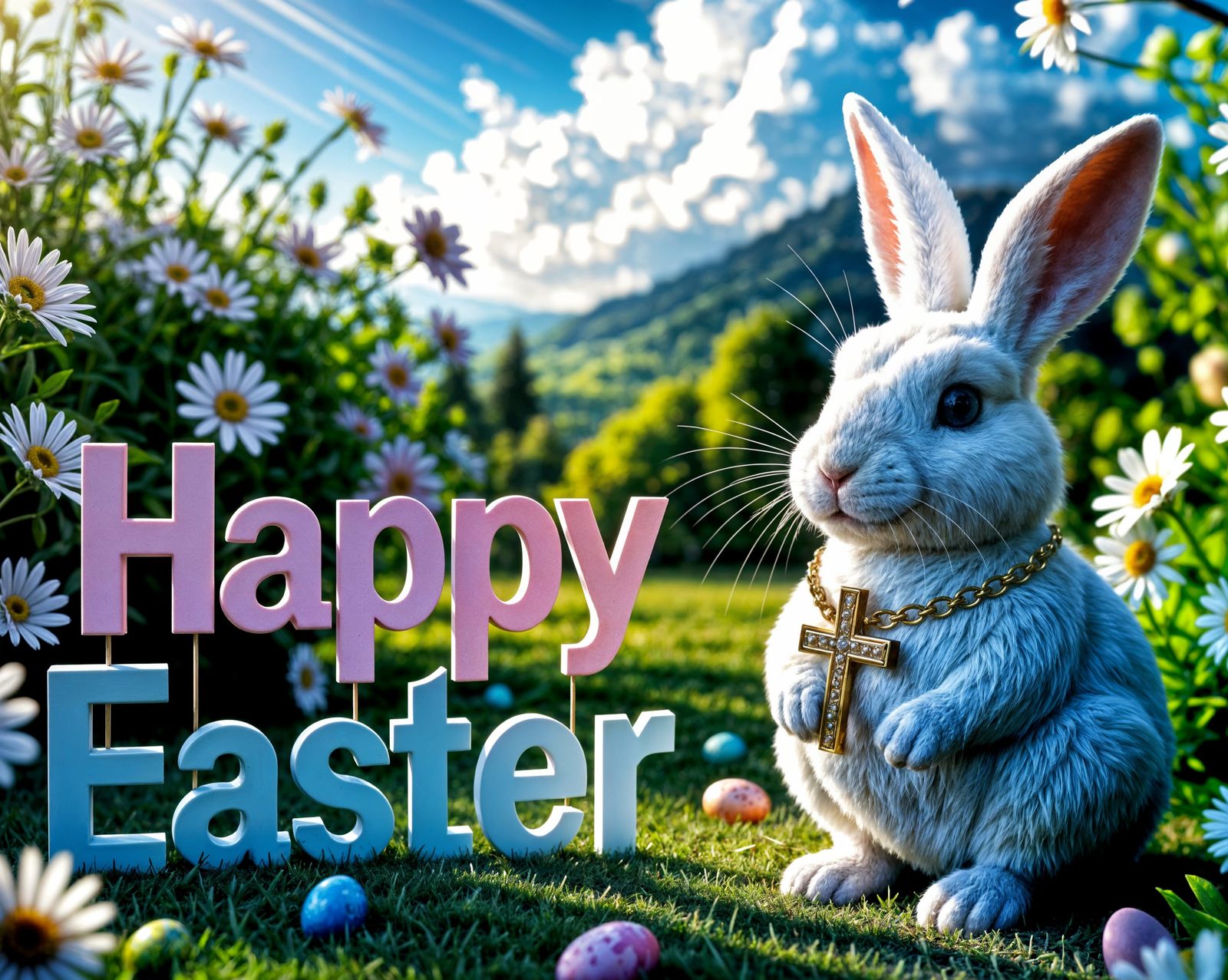 Easter Sunday Joy in Vibrant Colors