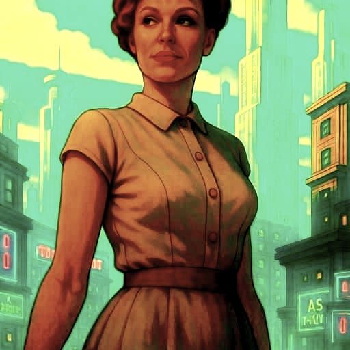 Retro Style AI Generated Image