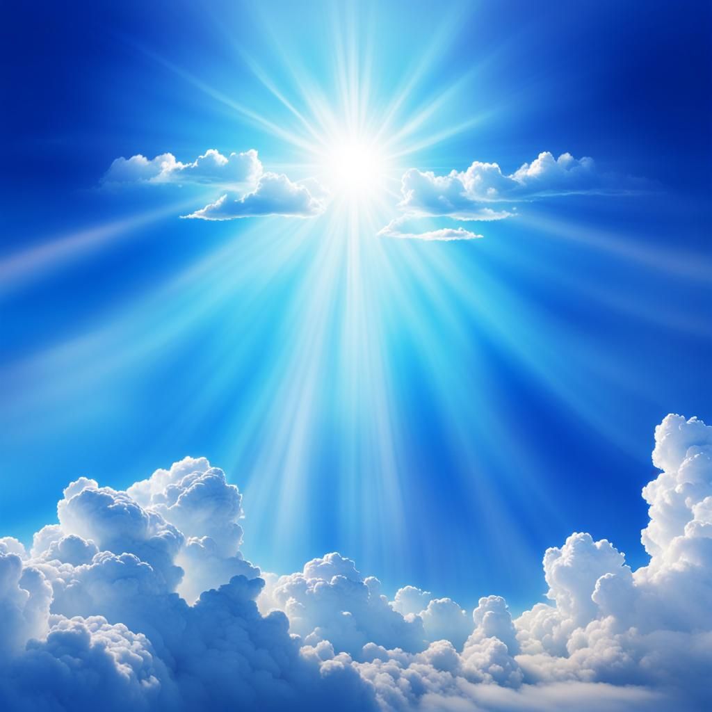 Peace on Earth: Divine Sunshine in the Clouds