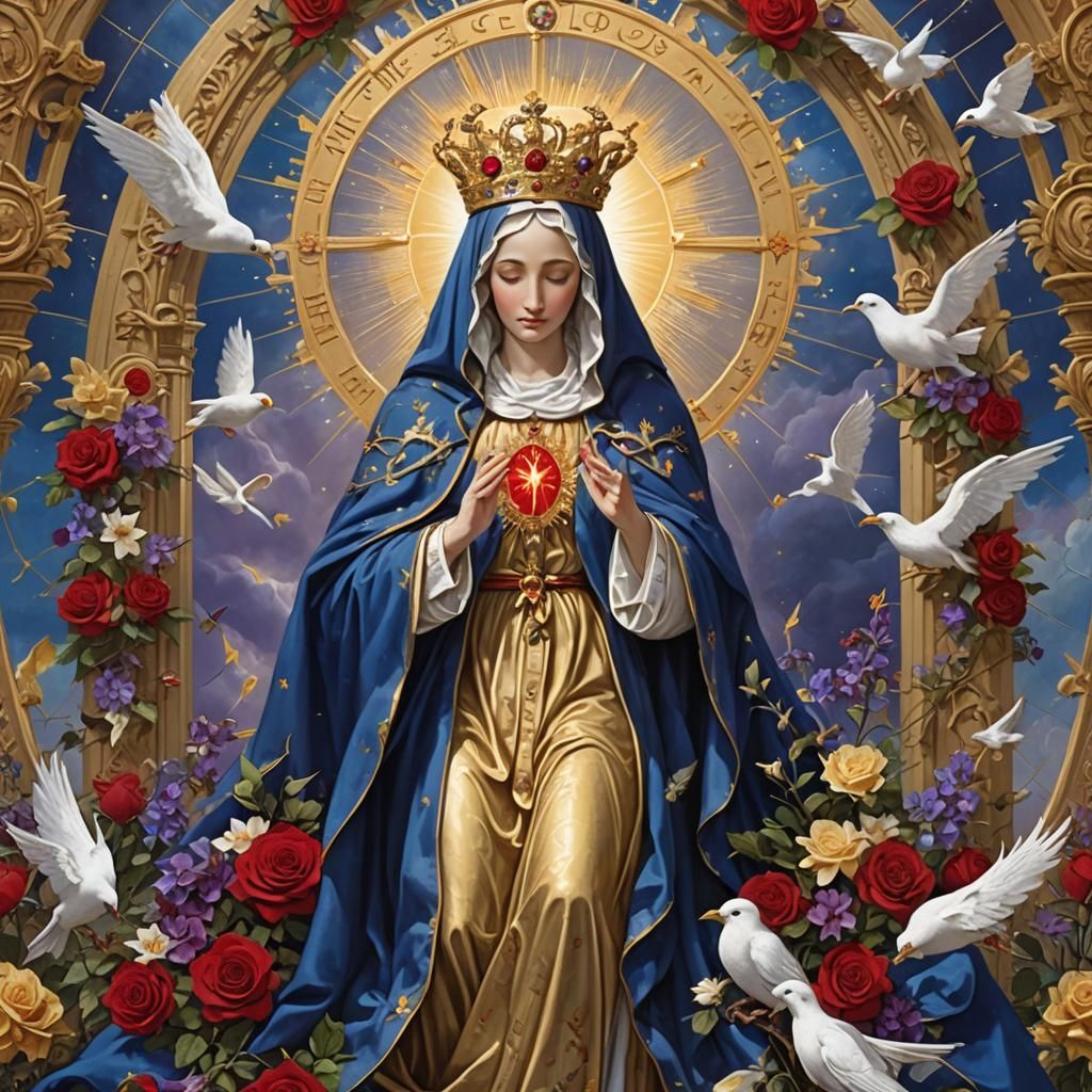 Our Lady of Sorrows at Heaven's Golden Gates