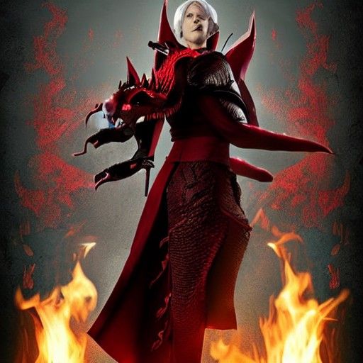 Dragon Age Inspired Fantasy Game Poster