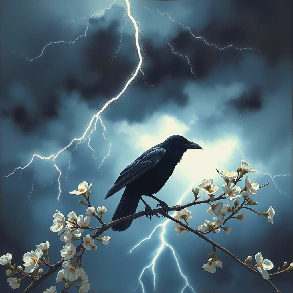 Crow at midnight (c)