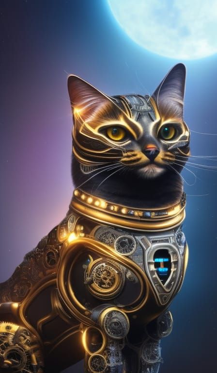 Cyborg Cats -cy720.v9 Deluxe model
