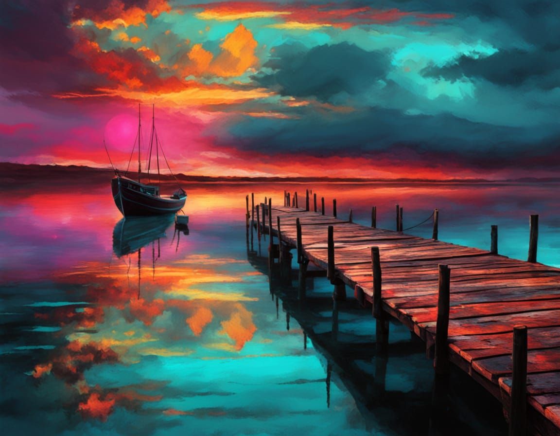 If dreams lie here, I'll drown here now.