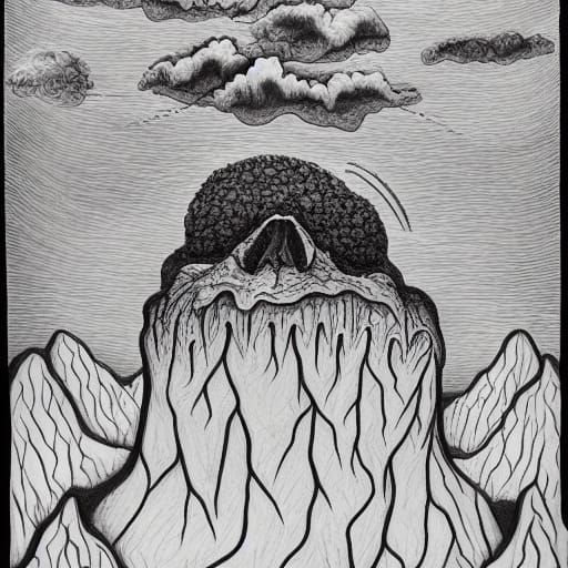 Fantastical Landscape Formed From Giant's Remains