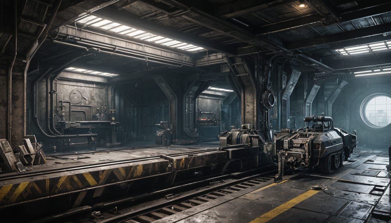 Epic 8K Industrial Underground Masterpiece in Unreal Engine ...