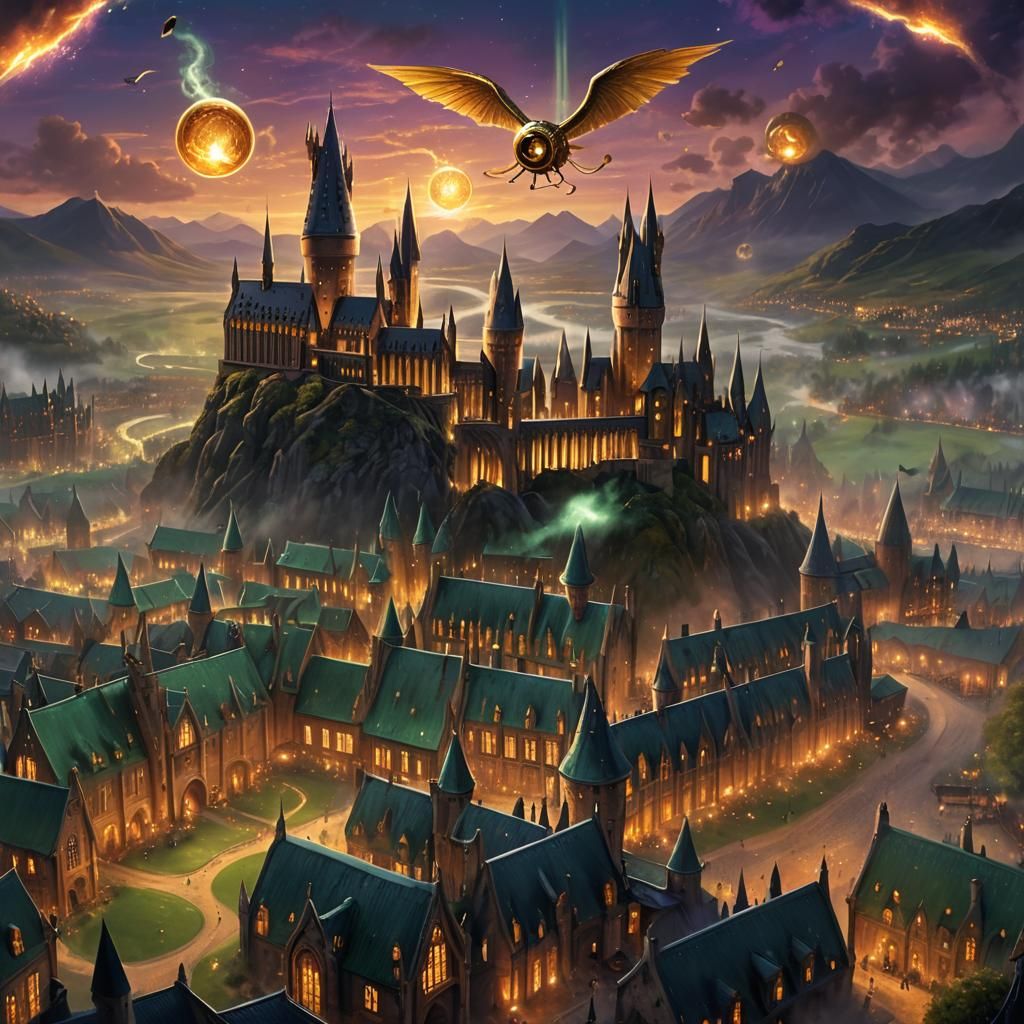 Harry Potter Quidditch Arena Concept Art