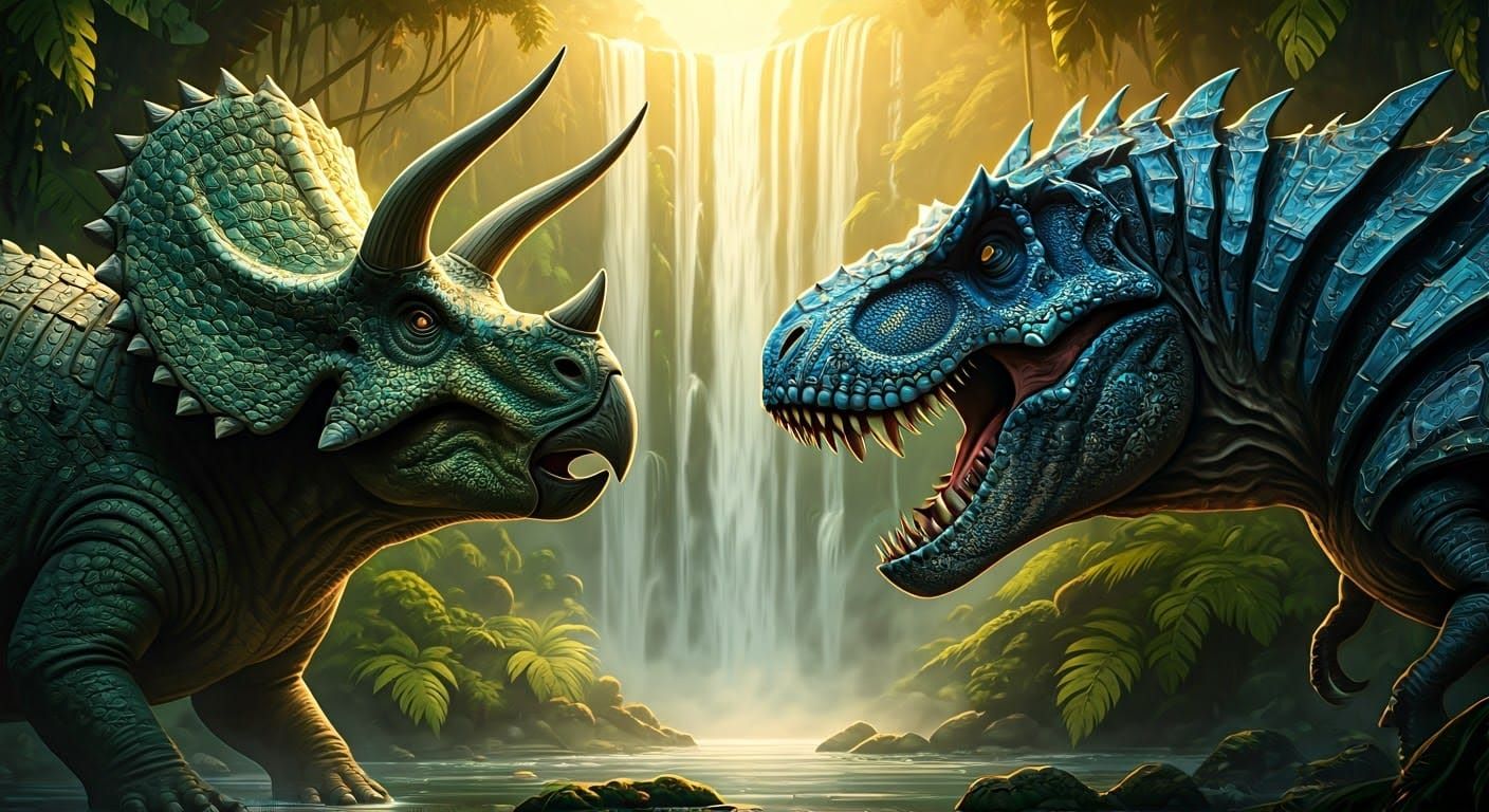 🦕 Dinosaurs Fighting 🦖