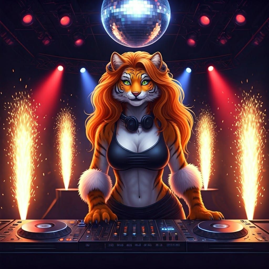 Trance Queen Tigress Commands the Disco