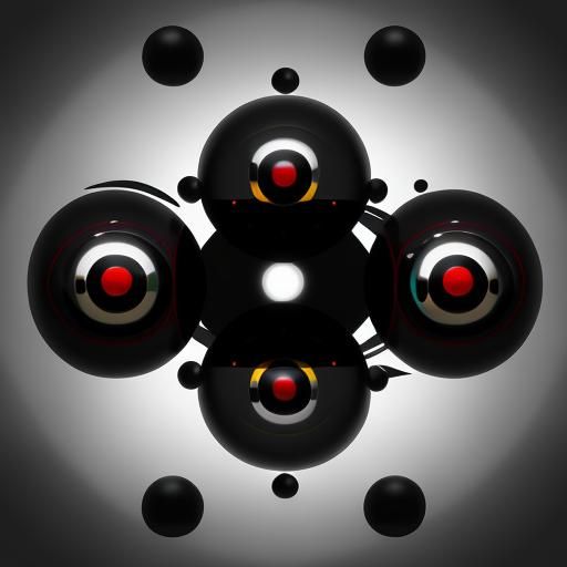 Abstract Expressionism: Eleven Spheres in a Row