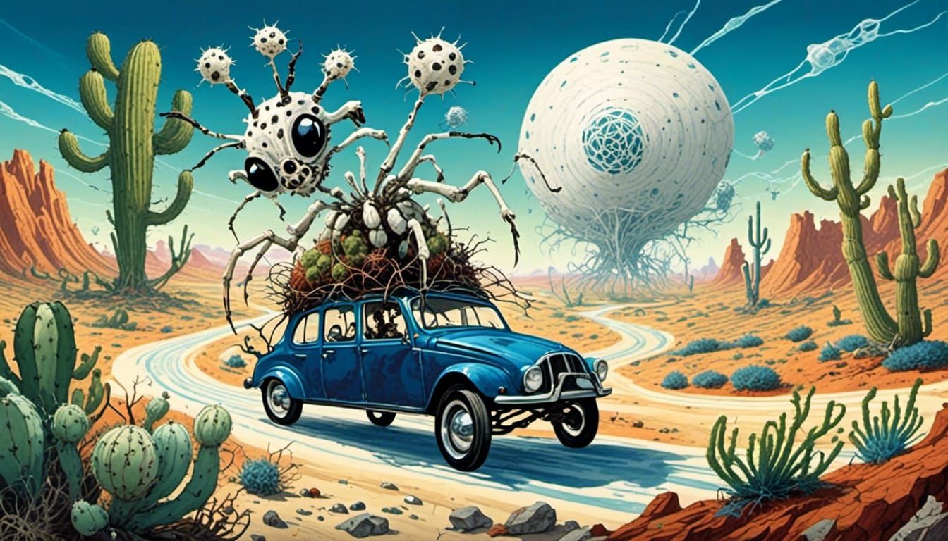 Peter Perfect Races Through Desert Landscape