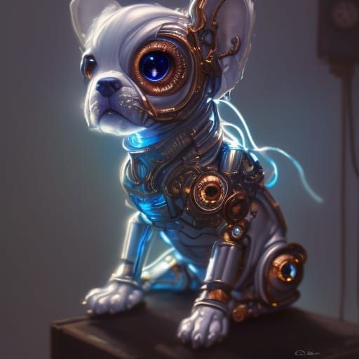 the fighting puppies