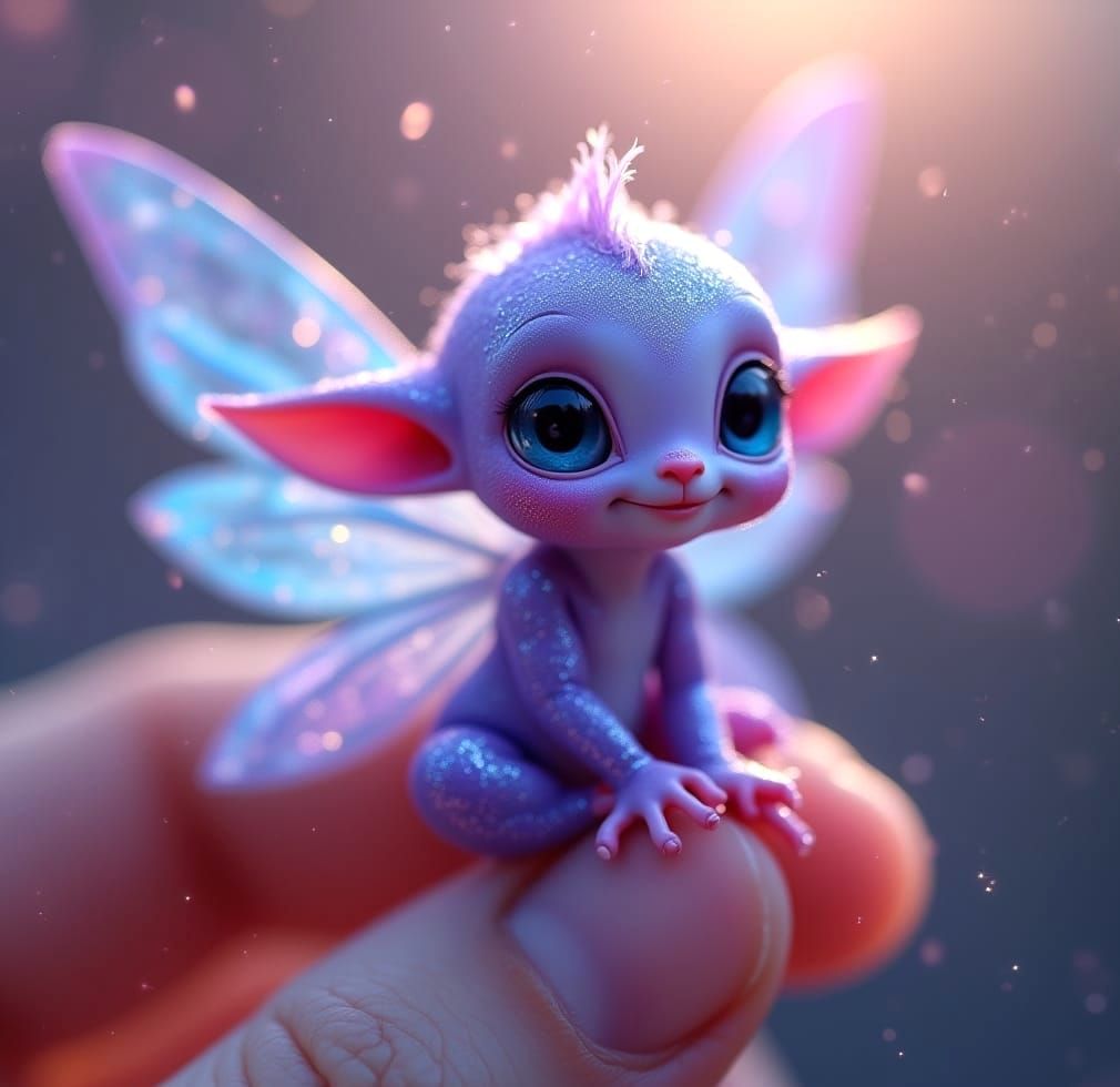 Enchanted Fairy Realm in Whimsical Close-Up