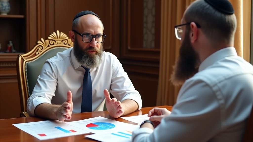 Mortgage Consultant Explains Finances in Detailed Digital Ar...