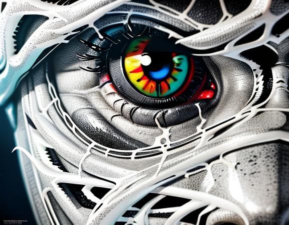 Anti-Venom Symbiote: Hyperrealistic Concept Art