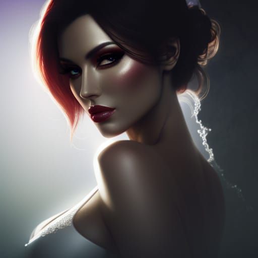 Sensual Double Exposure Portrait