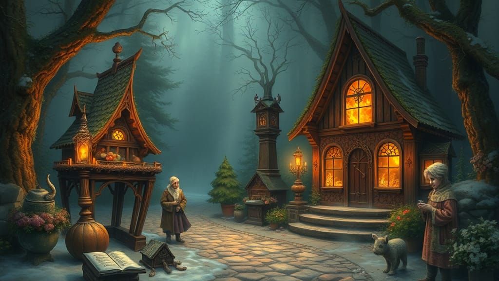 Ethereal Cursed Objects Fantasy in Detail