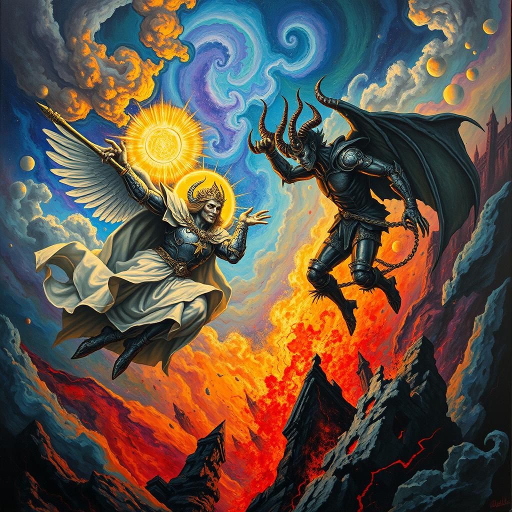 God and Satan Fall in Apocalyptic Heavy Metal Battle