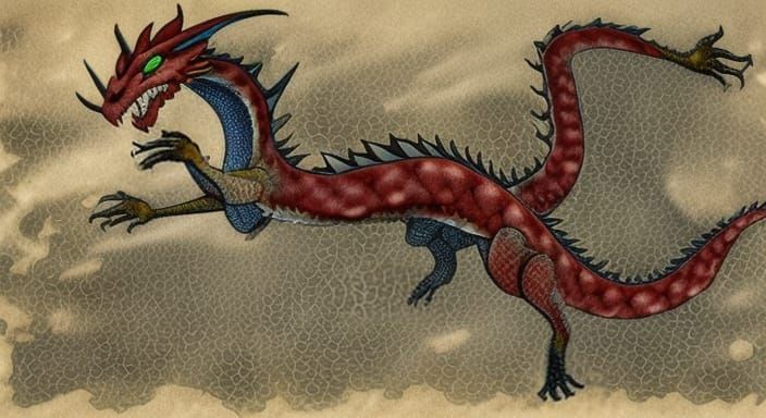 Holographic Cosmic Dragon in Mixed Media