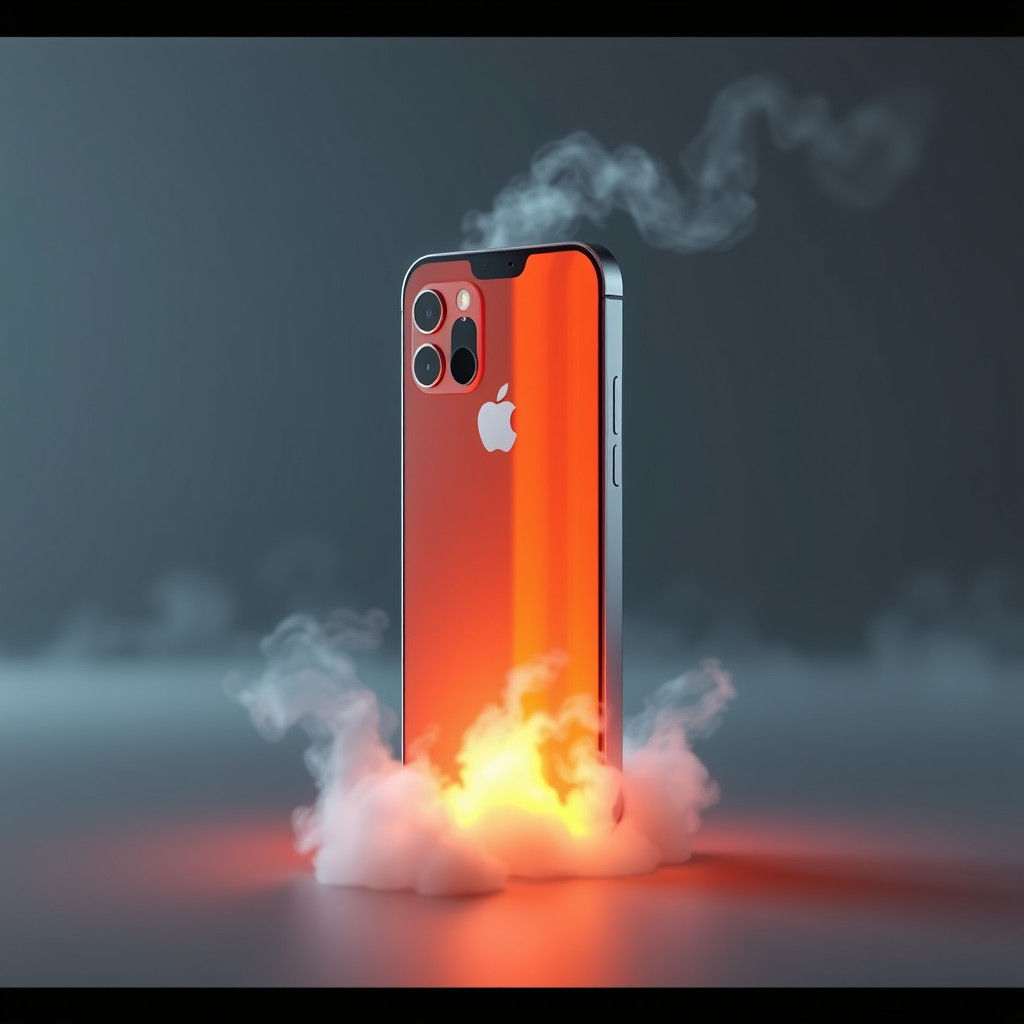 Steampunk iPhone Concept with Steam Vapor