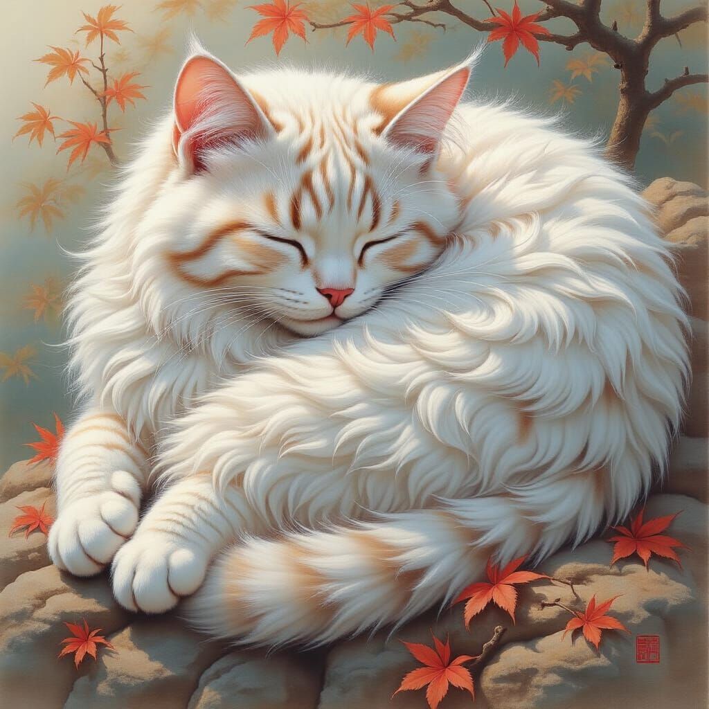 sleeping cat