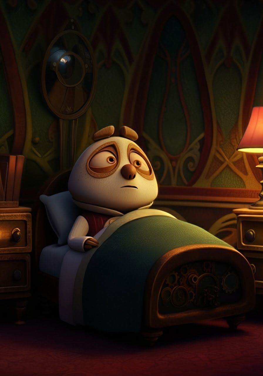 Animated Netsuke Vitrail Fabric of the Universe