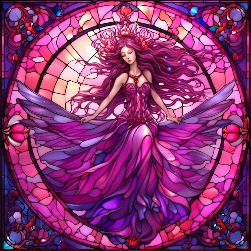 FAIRY STAINED GLASS 1